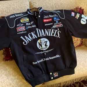 NEW NASCAR Vintage Bomber Jacket Streetwear